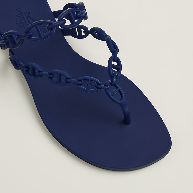 Hermes rubber outlet sandals